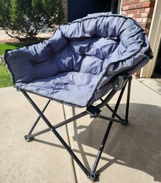 Large Padded Folding Camping Leisure Chair
