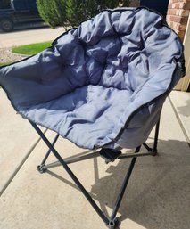 Large Padded Folding Camping Leisure Chair #2