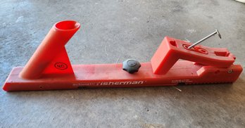 Red Automatic Fisherman Pole Mount Tool