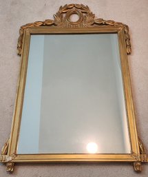 Vintage DAVIS CABINET CO Antique Gold Style Mirror