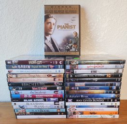 Assortment OF DVD Movies Feat. The Pianist