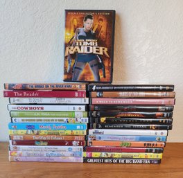 Assortment OF DVD Movies Feat. TOMB RAIDER