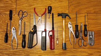 Kitchen Drawer Assortment Including Small Tools