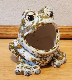 Ceramic Frog Kitchen Sink Decorative Figure