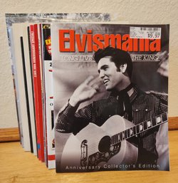 Assortment Of ELVIS Magazine And Softback Selections