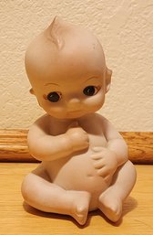 Vintage Porcelain Baby Themed Decor Figure