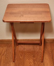 Folding Wooden Tray Table