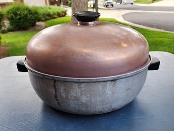 Large Vintage Cookware Pan With Lid