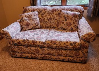 Vintage Loveseat Sofa With Sleeper Inside