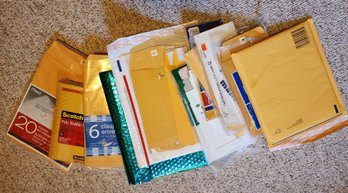 Assortment Of PADDED And Normal Mailing Envelopes