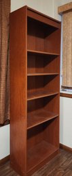 Vintage Pressed Wood Display Bookcase