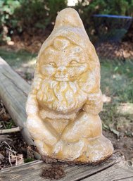 Vintage Cement Knome Outdoor Lawn And Garden Decor Figure