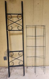 (2) Metal Trellis Selections Lawn And Garden