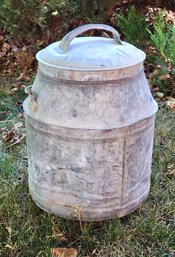 Antique Metal Water Transport Container