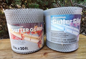 (2) Brand New Metal Gutter Guard Selections