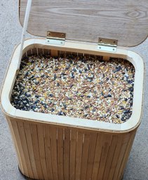 Wooden Hamper With BIRD SEED