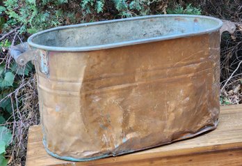 Vintage Large Copper Boiler Pan