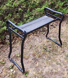 Black Metal Garden Kneeler Ergonomic Tool