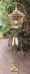 Vintage Metal Bird Cage