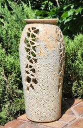 Vintage Tall Signed Handmade Vase Vessel