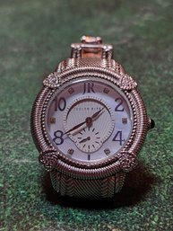 #JB02 Sterling Silver Case JUDITH RIPKA Ladies Quartz Watch