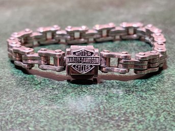 #JB03 Sterling Silver HARLEY DAVIDSON Motorcycles Bracelet