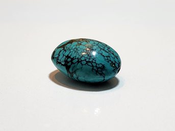 #JB07 Large Egg Shaped Raw Turquoise Stone Jeweler Special