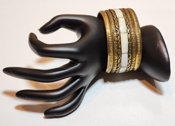 #JB43 Vintage Made In INDIA Brass Cuff Bracelet