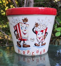 Movie Theater Theme Ceramic Popcorn Bucket