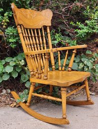 Vintage Wooden Rocking Chair