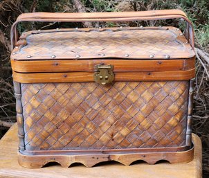 Vintage Woven Style Storage Basket