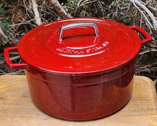 Deep Red Martha Stewart 8 Quart Cookware Pan