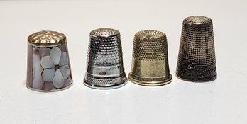 #JB178 (4) Vintage Sewing Thimble Selections