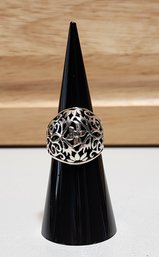 #JB179 Vintage Filigree Sterling Silver 925 Ladies Ring Size 5.5