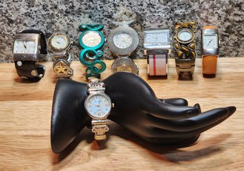 JB308 Assortment Of Jewelry Ladies Cuff Style Watches