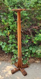 Vintage Oak Coat Rack