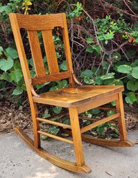 Vintage Wooden Rocking Chair