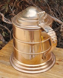 Vintage Copper Tone Ice Bucket Beer Stein Form