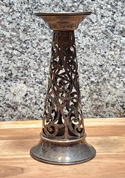 Vintage Sterling Silver Bud Vase With Cork Bottom