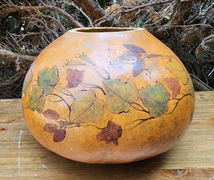 Vintage Handpainted Folk Art Gourd Selection