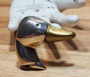 JB348 Vintage TAXCO Duck Sterling Silver Brooch Pin