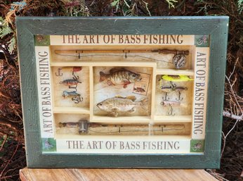 THE ART OF BASS FISHING Wall Accent Home Decor