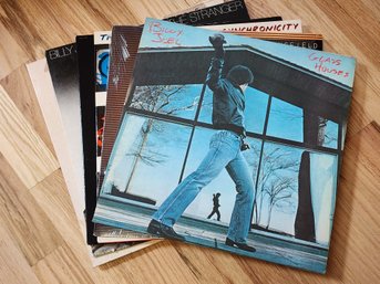 Assortment Of Vintage Vinyl Records Feat BILLY JOEL GLASS HOUSES