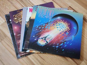 Assortment Of Vintage Vinyl Records Feat JOURNEY