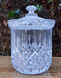 Vintage Cut Glass Candy Dish Vessel