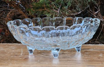 Vintage Art Glass Candy Or Fruit Bowl