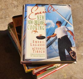 Assortment Of Hardback Cookbooks Feat. Emeril