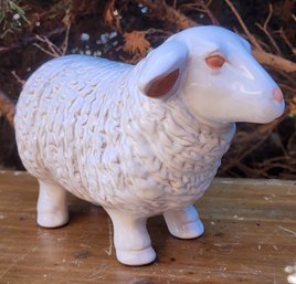 Vintage Ceramic Sheep Home Decor Figure