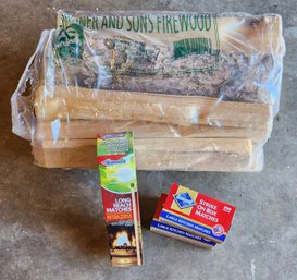 Brand New Bundle Of Wood With Assortment Of Matches