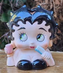 Vintage 1980's VANDOR Betty Boop Toothbrush Holder Ceramic